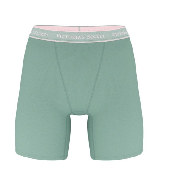 Victoria’s Secret Logo Cotton High-Waist Boxer Briefs Green– Multiple Sizes - Picture 3 of 3